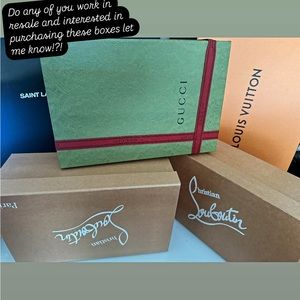 Designer Boxes! $20-$50 each let me know! Negotiable!